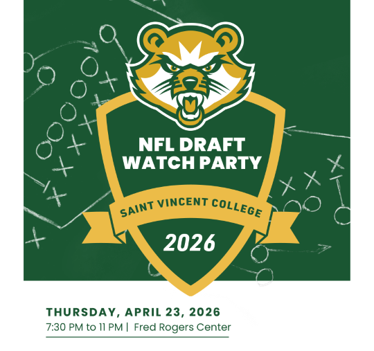 SVC_Bearcats's tweet photo. 🏈 NFL Draft Watch Party
📍 Fred Rogers Center
🗓 April 23 | 7:30 PM
🍔 All-you-can-eat food &amp; drinks https://t.co/DdQ6bnrCUs