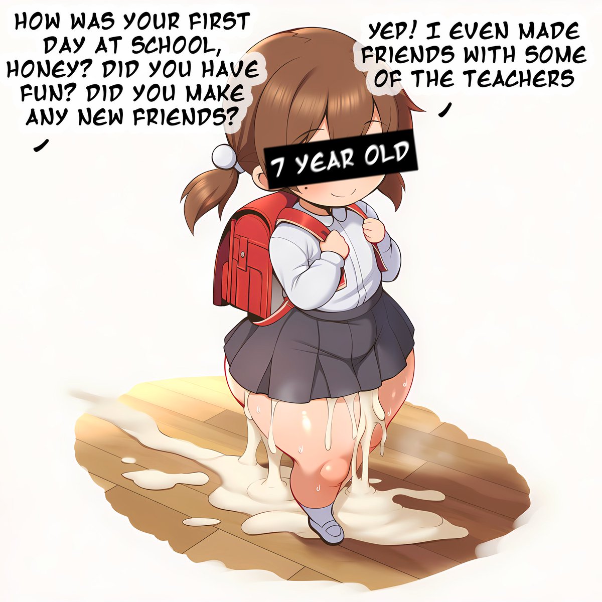 tontos padres.. nunca le toman la atencion a su hijita.. ahora tiene amigos de los que suelen jugar para subir notas y ser la primera..