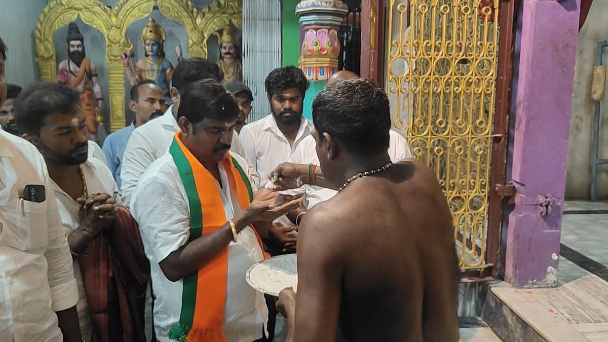 KRM RadhaKrishnan BJP tweet media