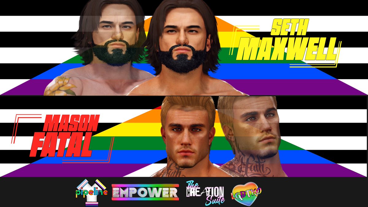 EvieMackGM's tweet photo. Girlbossing is hard when you have to run your own EFED and put on a CAWmmunity event, but when you've got Allies like these, it comes a bit easier!

Seth Maxwell vs Mason Fatal will Fuck Forever
&amp;
Thea vs Sinata will operate under FRENCH RULES!

#ThePipeline #WWE2K25 https://t.co/z0w5h1qrUe