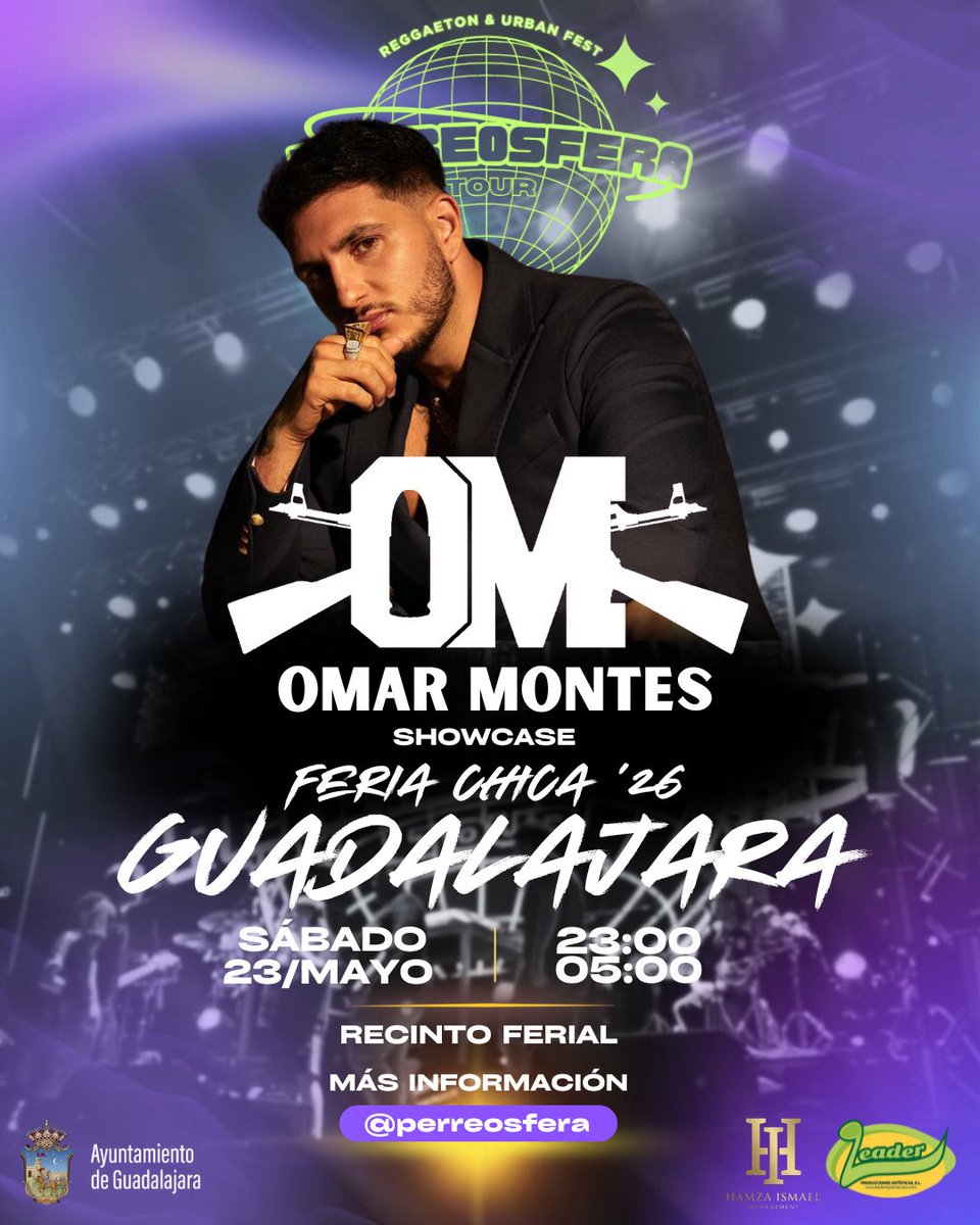 🔥 ¡Ya es oficial! 🔥

El artista que hará vibrar el festival de la Feria Chica es… ¡Omar Montes! 🎤

📅 Te esperamos el sábado 23 de mayo desde las 23:00 en el Recinto Ferial.

🎟️ Avisa a la persona que mencionaste en el post anterior porque la entrada es GRATUITA.