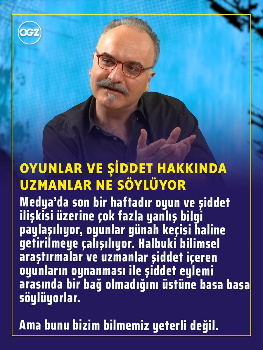 Biz oyuncuların gördüğümüz ve bildiğimiz gerçekleri ailelere ve özellikle ebeveynlere anlatabilmemiz lazım. 

Bu yüzden konu hakkında gerçekten bilgisi olan uzmanların, profesörlerin anlattıklarını derledik. Bunları hem oyuncular arasında yaymak hem de ailelerimize izletmek çok