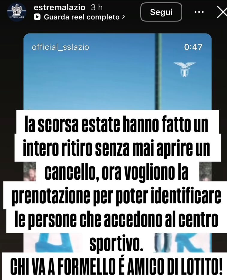 ‼‼‼

#SSLazio #LotitoVattene