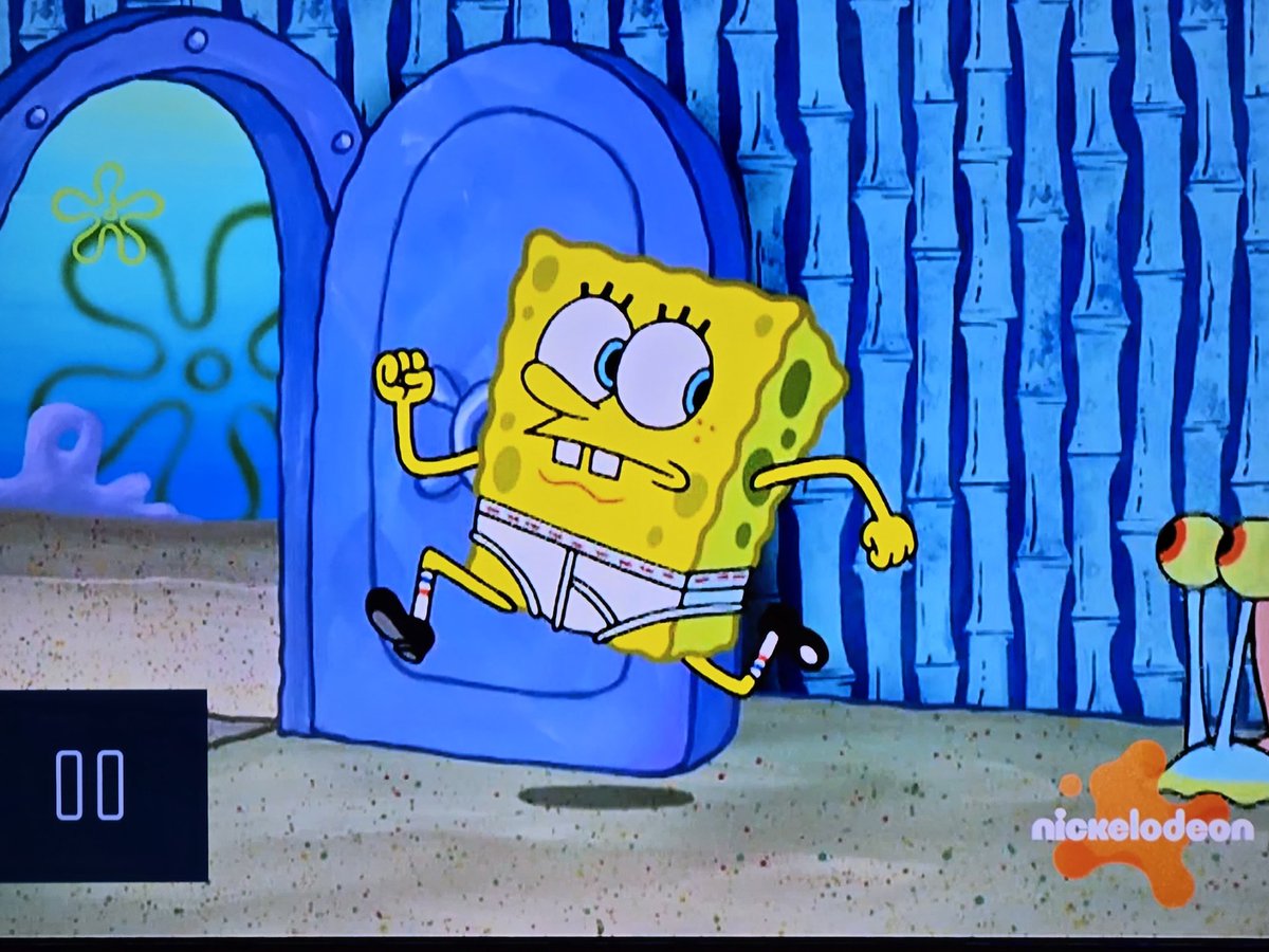 <a href="/Nickelodeon/">Nickelodeon</a>. Spongebob should keep his pants off more often. And stay in his underwear more often as well too.