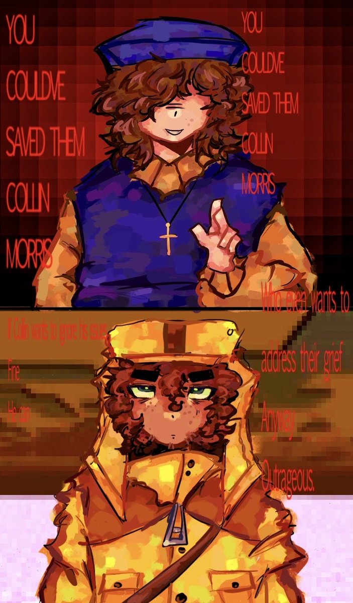 TartzW75529's tweet photo. #oneshef #collinlock16  Hi, first time publicly posting my art 😂😂

This one's kinda old sorry https://t.co/75qWNyFSiu