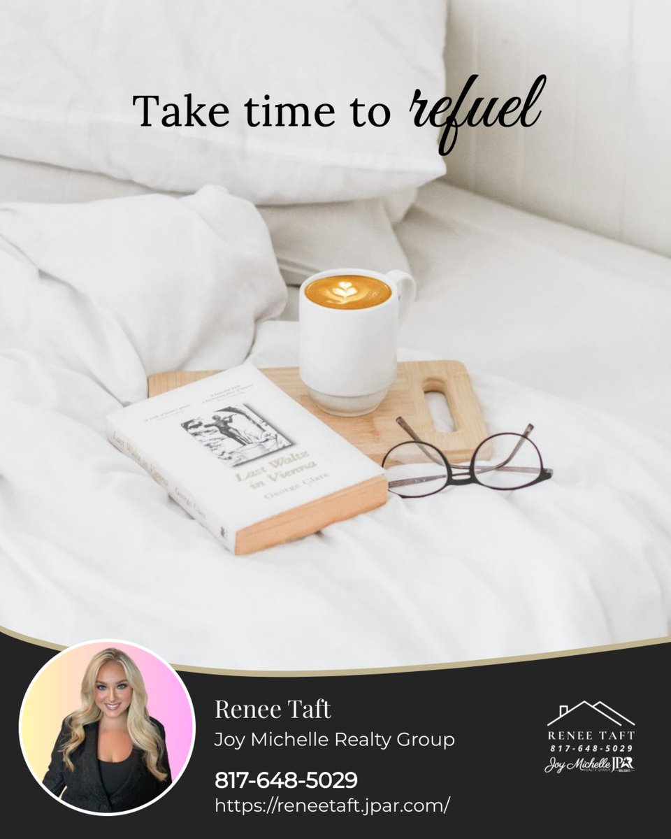 realtorreneet's tweet image. Take a moment to recharge with these simple rituals:

🎵 Soothe your soul with calming music
📚 Escape into a great book
🧘‍♀️ Find your peace with meditation
🗓️ Plan your week for a stress-free flow

#selfcarematters #mindfulmoments #selfcare #love