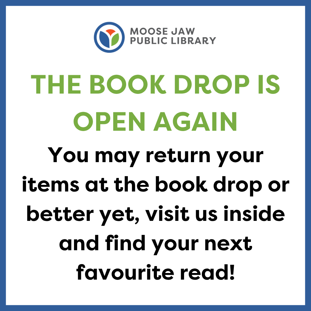 MJPLibrary's tweet photo. AS of April 20th at 3pm, our book drop is open, thank you for our patience https://t.co/f7EuTGkayD