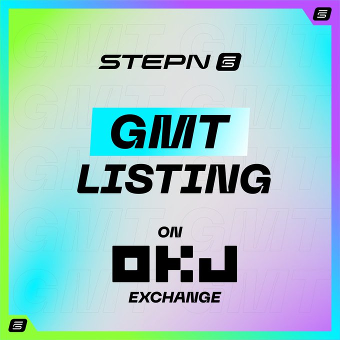 yumakora_eth's tweet image. 【再掲】
/／ 
🗣️ OKJ様  
『㊗️  #GMT 』 取扱い記念🎉
\＼

OKJ様@OKCoinJapan での
GMT取扱いを記念して 
豪華クイズキャンペーン開催中‼️

クイズに答えて正解すると 
GMTの他、STEPN × OKJスニーカーNFT👟が抽選当たります🎯

📅期間 4/20 - 5/10 17:00〆(日本時間)  

奮ってご参加ください😆🔥