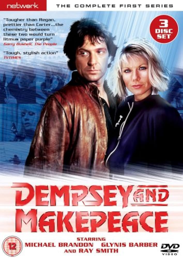 FrankMalfitano's tweet image. FORGOTTEN TV SHOWS: DEMPSEY AND MAKEPEACE, 1985-86 ITV #DempseyAndMakepeace #tvshow #English #American #copshow #London #NYPD #MichaelBrandon #GlynisBarber #RaySmith #TonyOsoba #detectives #ITV #syndicated #1980s #forgottentvshows