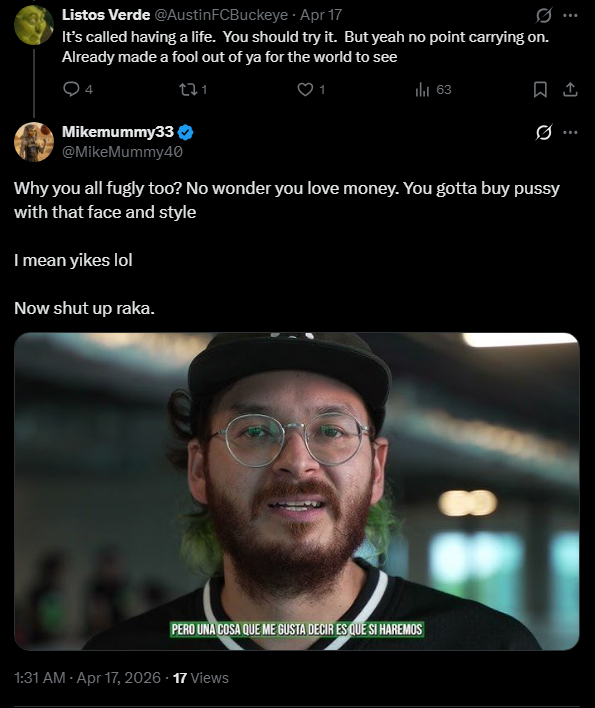 𝙈𝙞𝙠𝙚 𝘿𝙪𝙢𝙢𝙮'𝙨 𝘽𝙪𝙧𝙣𝙚𝙧 tweet media