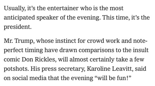 jhemann's tweet photo. @grynbaum Is this @grynbaum as much the sycophantic toadie as this makes him sound? 

The entire piece is larded with that kind of unctuous fawning. The charitable take is it's access journalism; more likely just the kind of  nauseating hagiography you'd expect from DPRK-TV. https://t.co/BcGYg2zIyJ