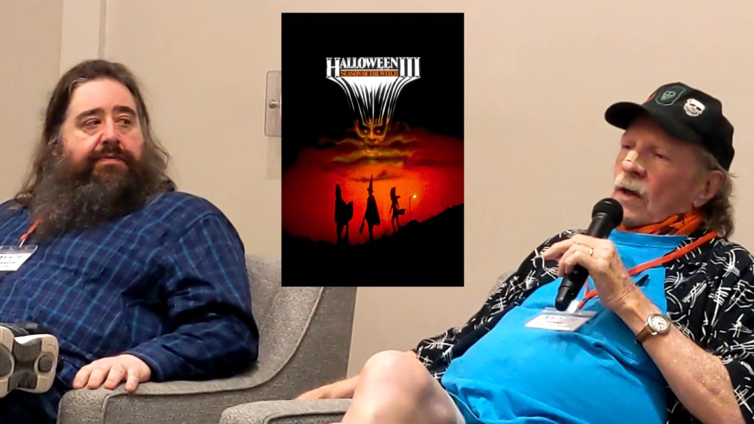 TKPNPodcast's tweet image. Had a great time with our latest panel with the director of the IT miniseries and Halloween III: Season of the Witch. Put on your Silver Shamrock masks and join us! Use link: youtu.be/XfcFL7d6Jys #TommyLeeWallace #It #SilverShamrock #Halloween3 #SeasonoftheWitch