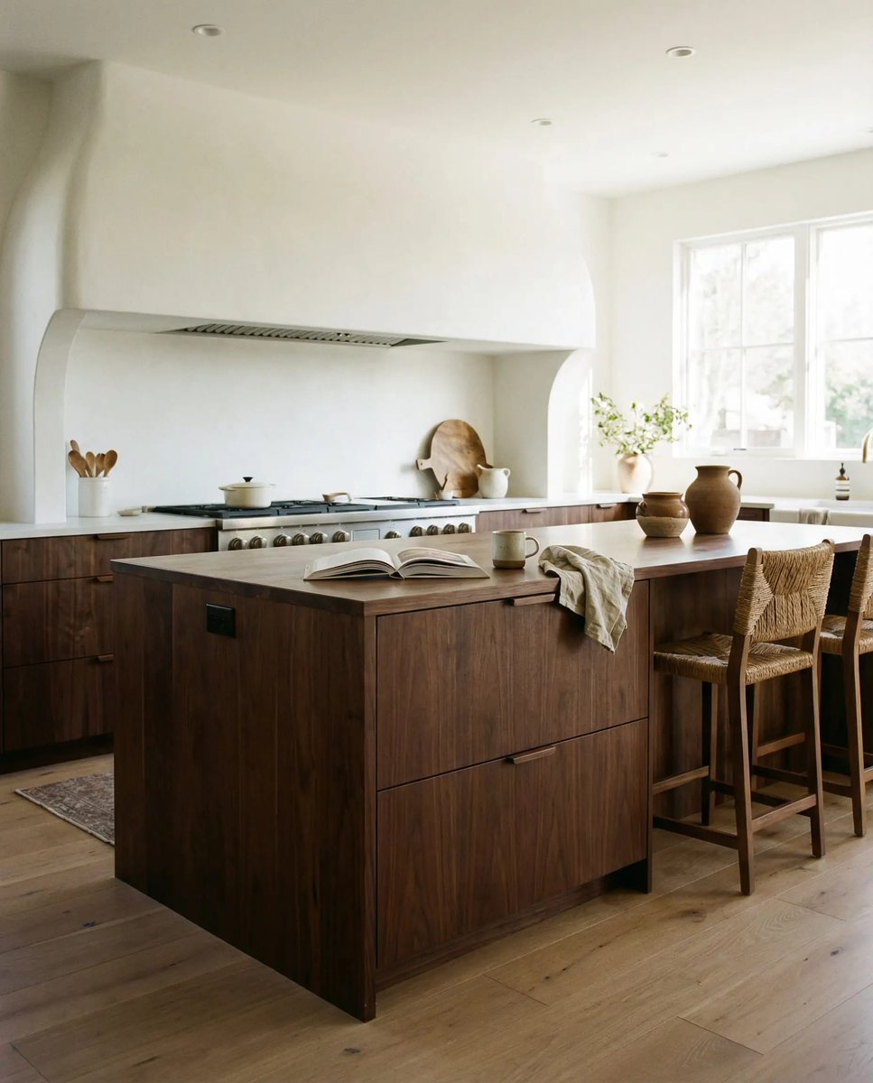 JHicks_HomePro's tweet image. Deliberate contrast is the secret to a high-end, organic modern kitchen design like this one w wood undertones &amp;amp; contrasting walnut island &amp;amp; oak floors. Best Kitchen &amp;amp; Bath Remodeler#dogoodwork #kitchendesign #hgtv #kitchen #bathroom #homeimprovement #home #remodeling #remodel