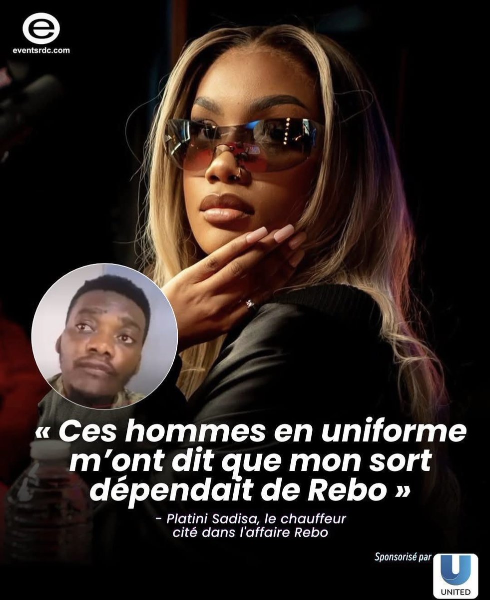 baelenge_irenge's tweet photo. #RDC | Affaire Rebo #Tchulo : Libéré, le chauffeur Platini #Sadisa raconte sa détention au camp Kokolo. Il affirme avoir été torturé par des éléments en uniforme du bataillon de la Police militaire au domicile de la chanteuse Rebo. Il parle de séquestration, de violences et d’aveux extorqués sous pression, sur instruction de la chanteuse. Rebo, les exécutants ainsi que le « sugar daddy » de la chanteuse doivent subir la rigueur de la loi.