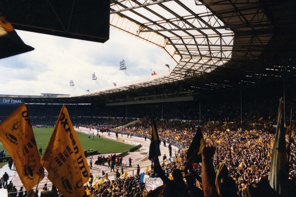 Awaydays23's tweet image. ON THIS DAY 1986: Oxford United won the league cup at Wembley against QPR #OUFC