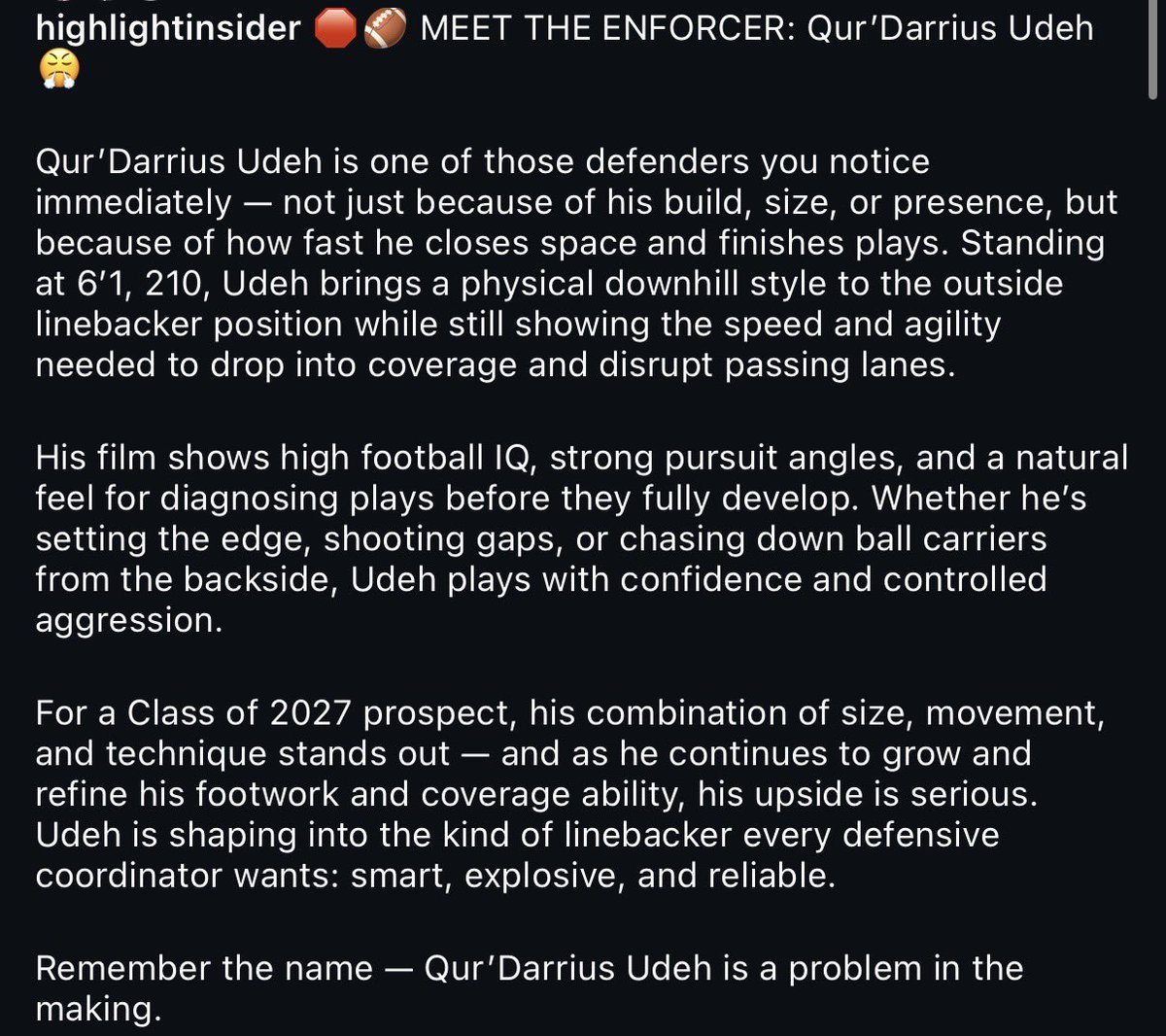 Qor’Darrius Udeh tweet media