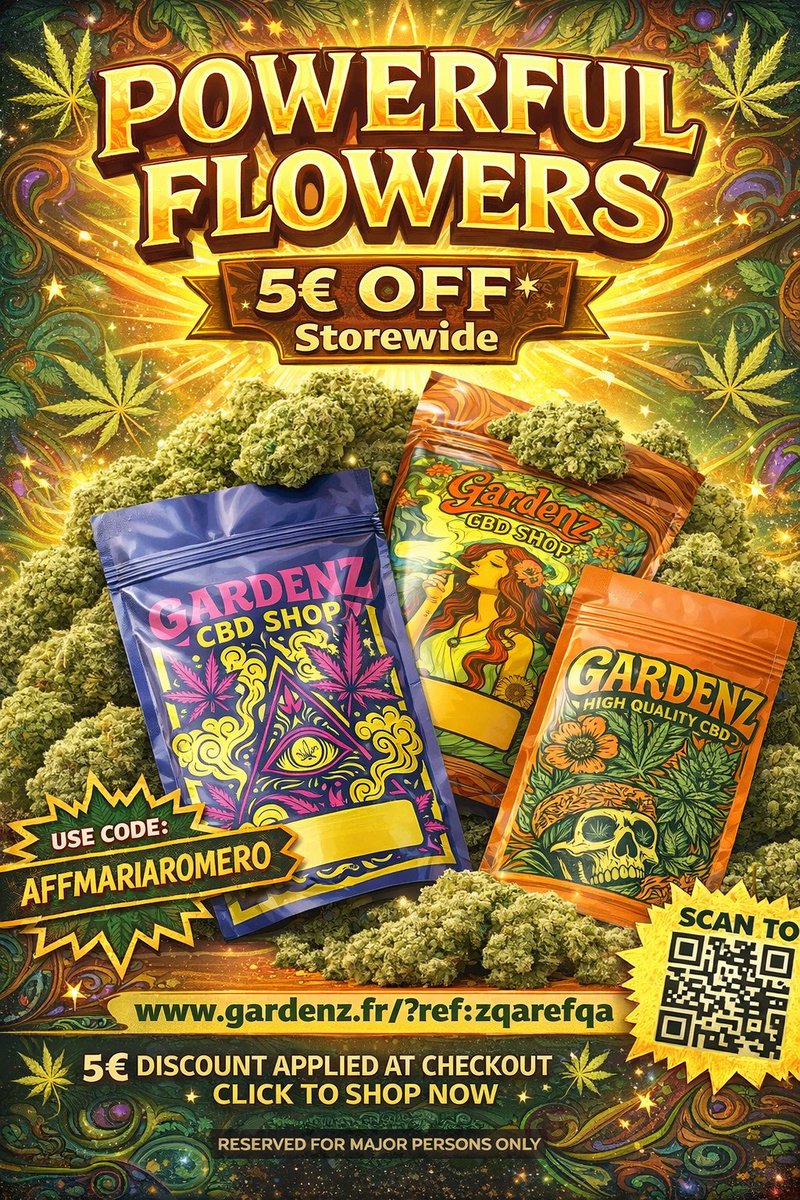 marketoffers10's tweet image. Powerful flowers

Link:gardenz.fr/?ref=zqarefqa Code: AFFMARIAROMERO
 
5€ off Storewide 
@GardenZeal
#cbc #canavi