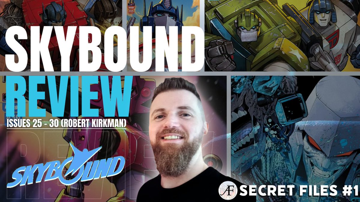 ArrowFyre's tweet image. Debuting a new series know as SECRET FILES.

Taking a look into comic reviews of #transformers with Robert Kirkman's era of #Skybound comics in the Energon Universe, with issues 25 - 30.

Watch it here 👍 youtu.be/WXt93YikZYs