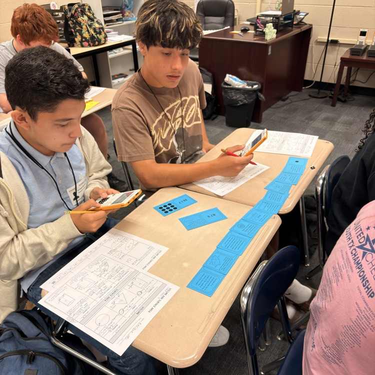 HumbleISD_CMS's tweet photo. Ms. Lopezβs classes are on the right track for STAAR success with a domino train review activity! Learning, teamwork, and a little fun all rolled into one. #TheColtWay https://t.co/i6a3BEPWYD