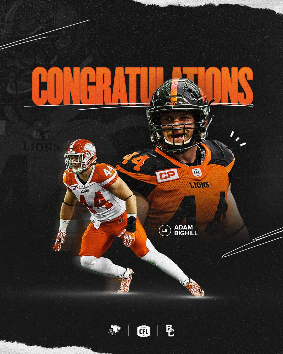 BCLions's tweet photo. A Grey Cup champ and Most Outstanding Defensive Player as a Lion. All the best in your next chapter, Biggie! https://t.co/qc6d6DqQVn