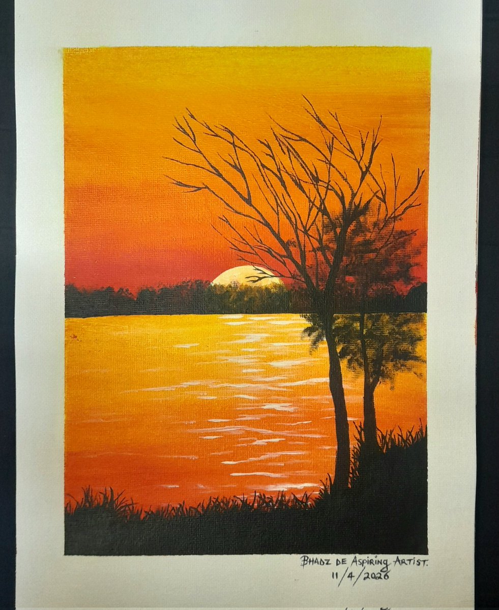badulaunakho's tweet image. Hy everyone, I'm selling this painting [A4 SIZE]
.if you're interested, inbox me for more 
Info 
#art #painting #world #southafrica #femaleartist #artist #sunset #viral #fyp #foryou