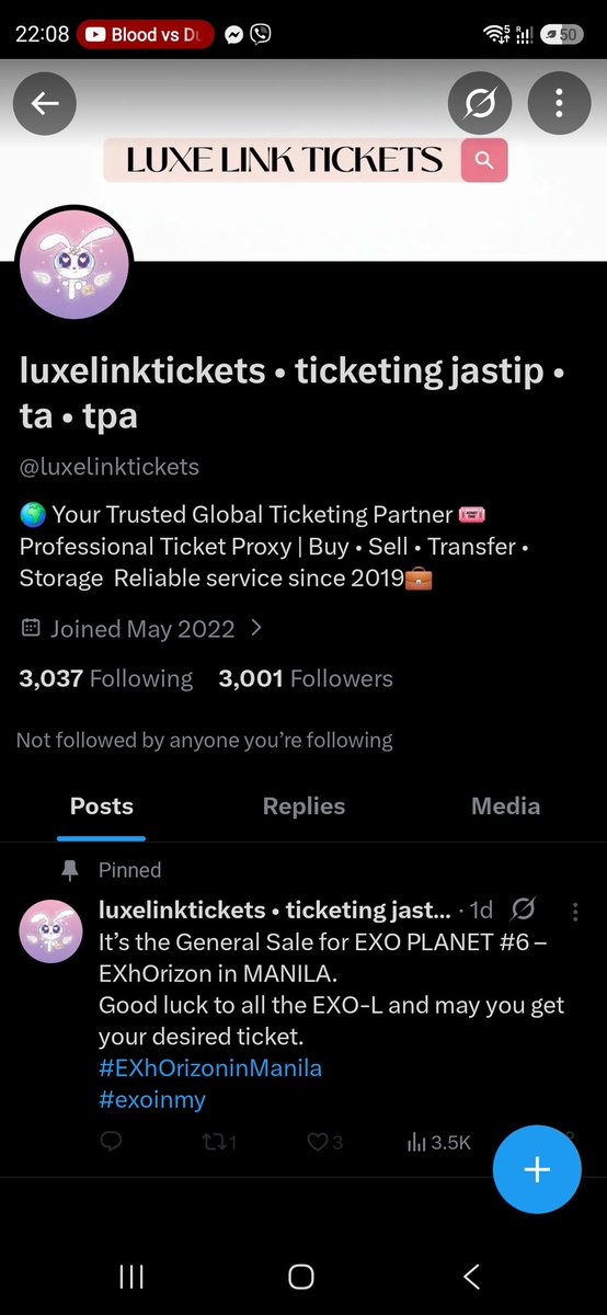 soyze0_0's tweet photo. Scammer. @luxelinktickets https://t.co/xEYkOEF1yn