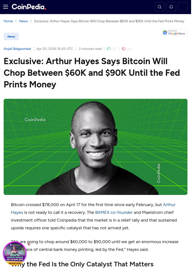 rayan_bibiloni's tweet image. BREAKING NEWS :  Bitcoin to fluctuate between $60K-$90K until Fed intervenes. cryptoeco.net/tw/9b7c.html  #Bitcoin #Fed #PriceTargets