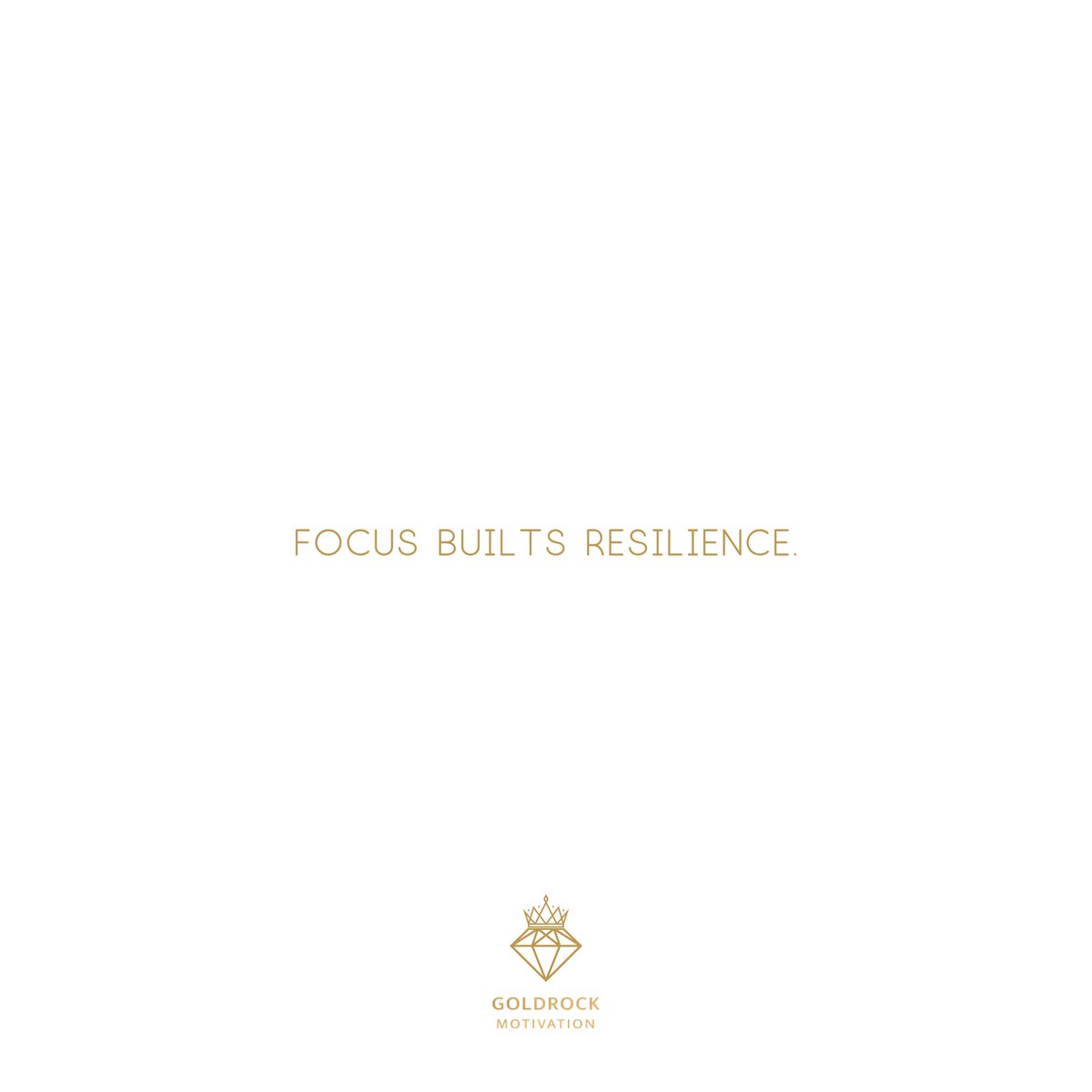 GoldrockM's tweet image. Focus builts resilience.

#productivity
#mindset
#successmindset