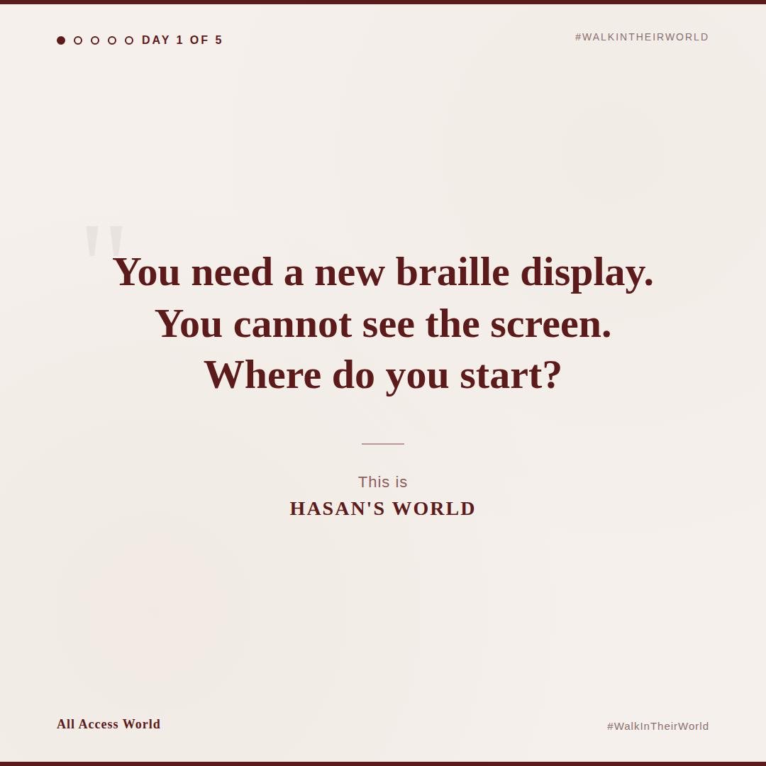 AllAccess_World's tweet photo. Beta is live for waitlist users!!
thank you for believing in us very early!
We built All Access World!
A site that actually works for everyone
What simple task has a website made hard for you?
#WalkInTheirWorld #AllAccessWorld #BetaLaunch https://t.co/aTgCqcG2aQ