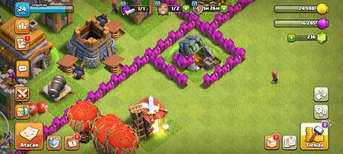 LeonAguile93164's tweet image. #ClashofClans tengo un muro español