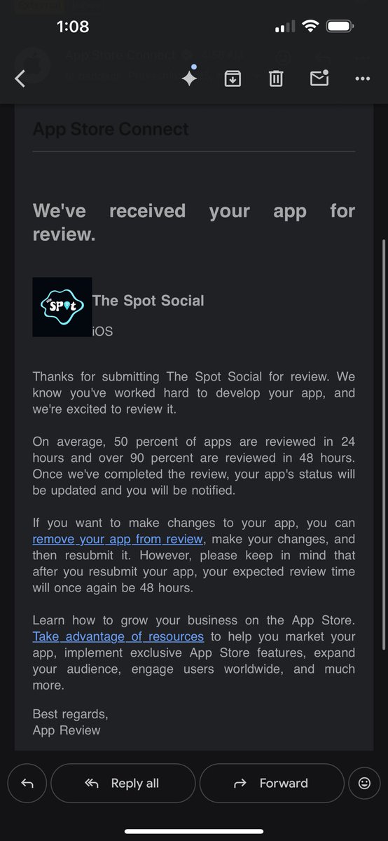 90% chance it’s reviewed in 48 hours! 🔥 

Clock is ticking ⏳

The biggest app launch of the year is coming!