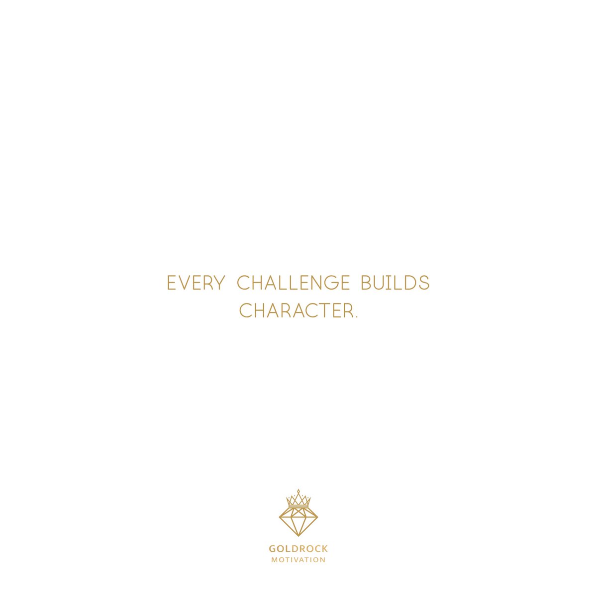 GoldrockM's tweet image. Every challenge builds character.

#productivity
#mindset
#successmindset