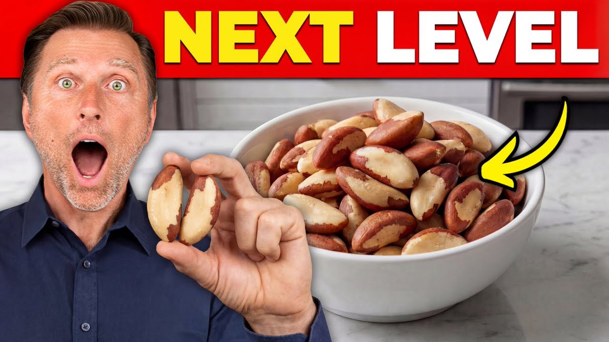 dr_ericberg's tweet image. Just 2 Brazil nuts can change your nutrient status fast.

Selenium supports your immune system, hormones, and antioxidant defenses, yet many people are low without knowing it.

Use this simple habit the right way and know how much is too much.

drbrg.co/4bYEcjJ