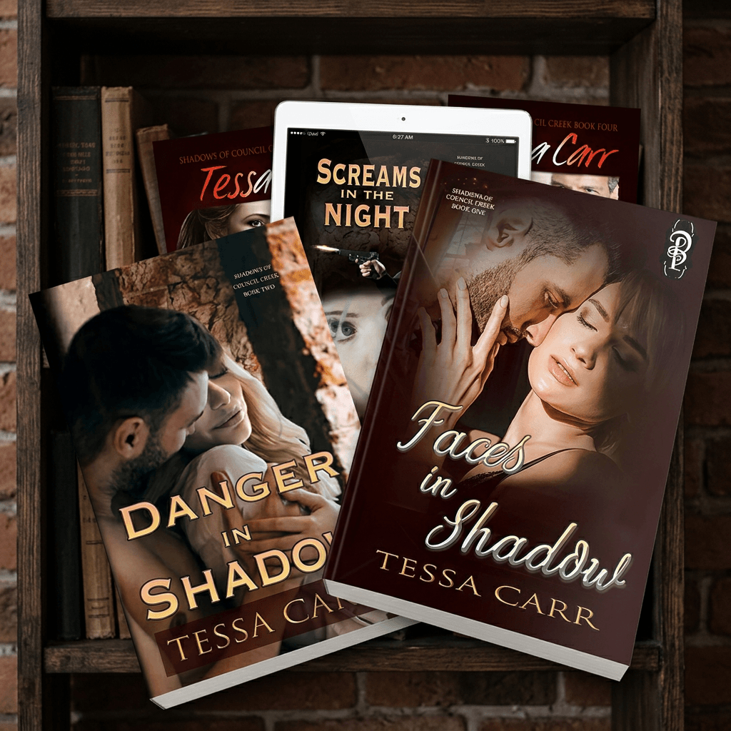SylvDotNet's tweet image. amzn.to/47OkpBG
Check out Tessa Carr’s gripping series, Shadows of Council Creek! It includes four intense novels: Faces in Shadow, Danger in Shadow, Screams in the Night, and Blood Spatters Don’t Lie
Dive into a mix of #mystery, #suspense, and #romance @TessaAuthor