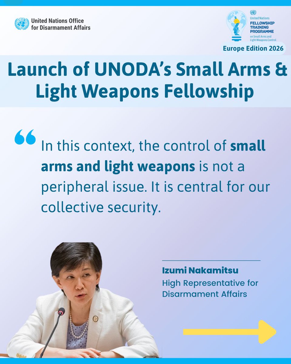 UN Office for Disarmament Affairs tweet media