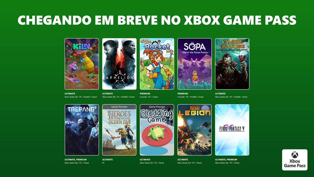 XboxPowerBrasil's tweet image. 🎮 Abril trouxe mais jogos pro Game Pass… e lá se vai minha produtividade. Alguém avisa o calendário que eu tenho prioridades? Pra quem está dieta tem Sopa (opa.. pera..). Tem Vampire Crawlers, Kiln, Aphelion e FF V e mais.

👉 xboxpower.com.br/2026/04/20/che…

#xbox #gamepass