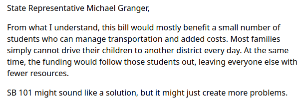 Rep. Michael Granger tweet media