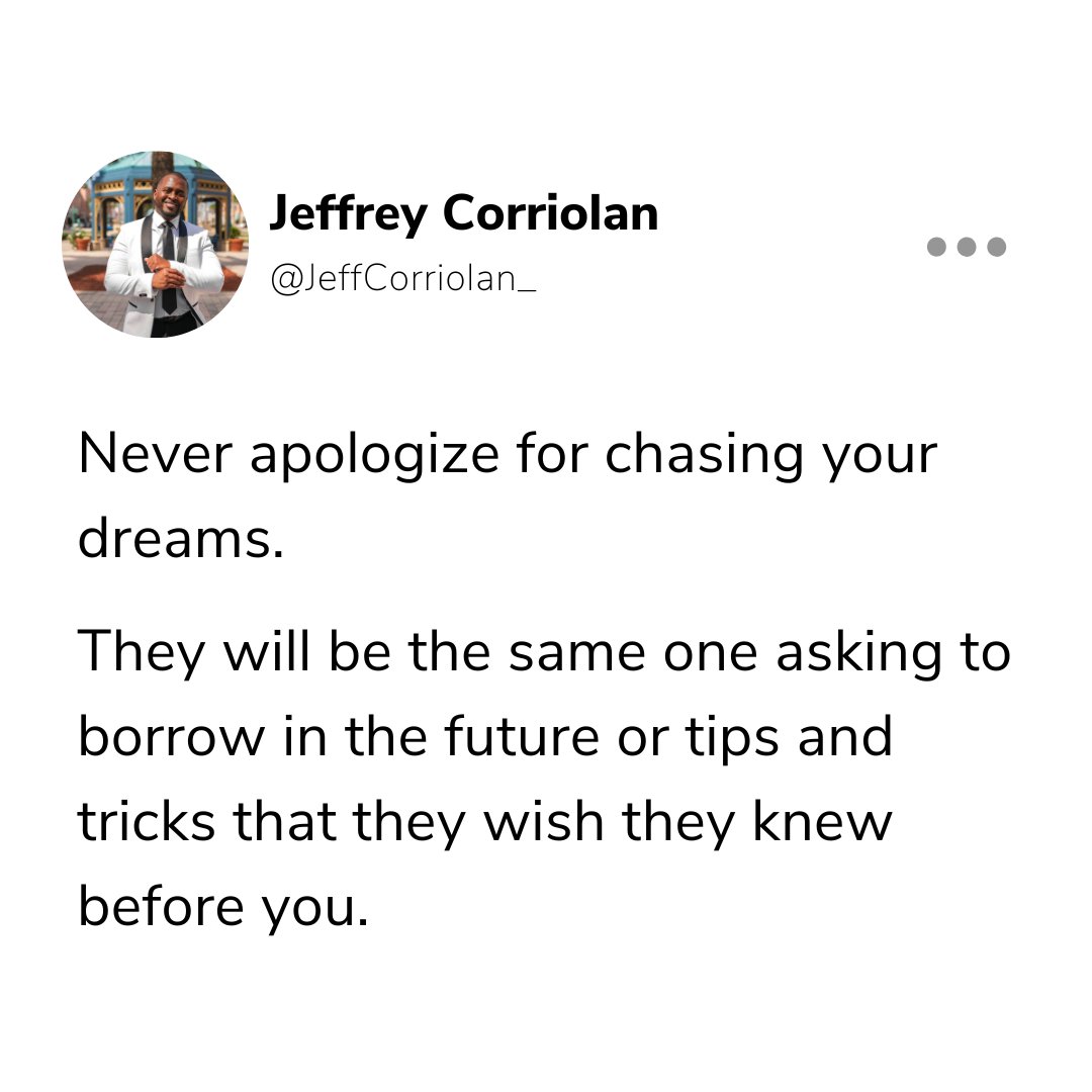 JeffCorriolan's tweet image. Stay locked in

They’ll be asking for your secrets later 👀

#Motivation #Hustle #DreamBig #SuccessMindset