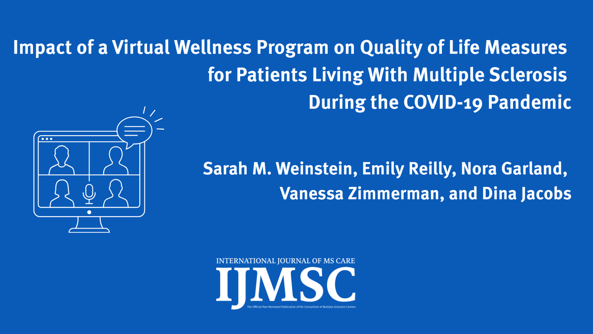 IJMSCtweets's tweet image. The role of laughter and emotional support in #MultipleSclerosis care cannot be overstated. From virtual comedy sessions to open forums with NPs, creating spaces for joy and connection is clinically significant.
doi.org/10.7224/1537-2…