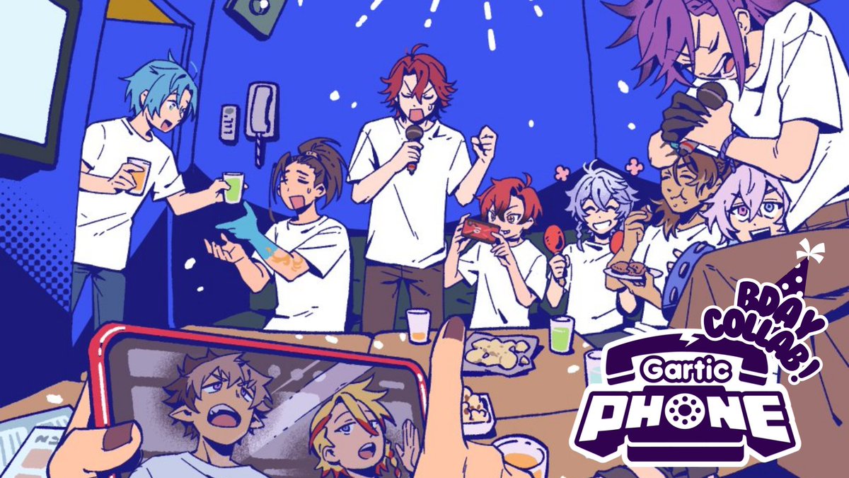 🎂BIRTHDAY COLLAB ALERT🎂

THE VOD MUST SURVIVE. IT'S TIME FOR REVENGE GARTIC PHONE WITH THE BOYS✏️🎉

LET'S START THIS #HAKKABIRBDAY2026 BIRTHDAY WEEK THE RIGHT WAY BABY ( ◡̀ ᴗ ◡́)و

⏰11AM JST/7PM PDT⏰
🔴: youtube.com/live/FE2-0LVlX…
🟣: twitch.tv/banzoinhakka
🎨: <a href="/PNKBM_030/">PNK 🫨</a>