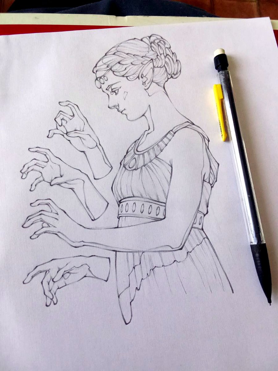 Ena_Bianca's tweet photo. Had no plan, just felt like drawing a few extra hands today 😗 https://t.co/6k5buBeFpP