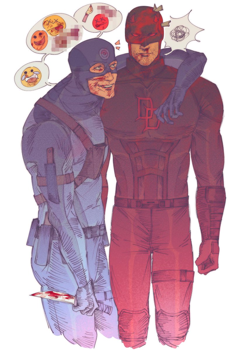 shoegazeti's tweet image. 🟥🟦 #dexmatt #bullseye #daredevil