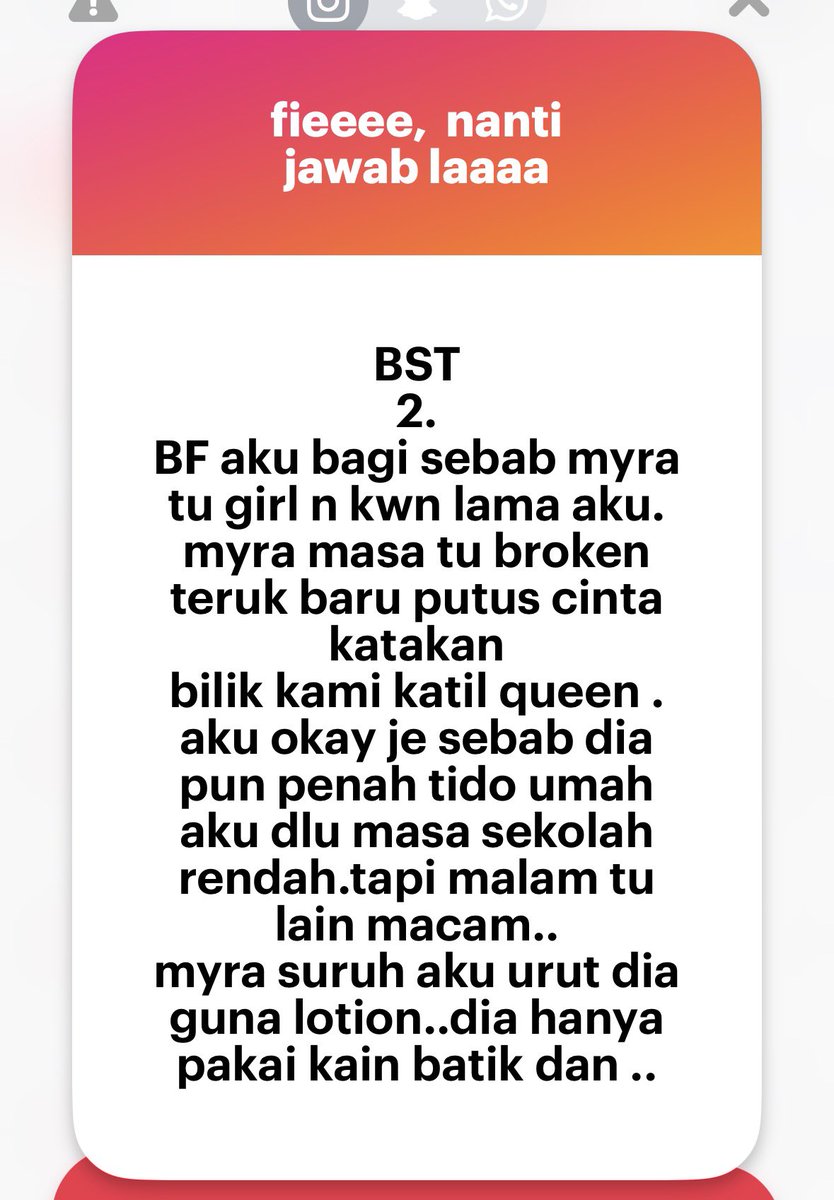 perempuanmahal's tweet photo. Bed time story. Tersuka kena lick dengan kaum sejenis. 

Apa yang aku tahu, kau salah pilih kawan. https://t.co/HaifwPPOh3