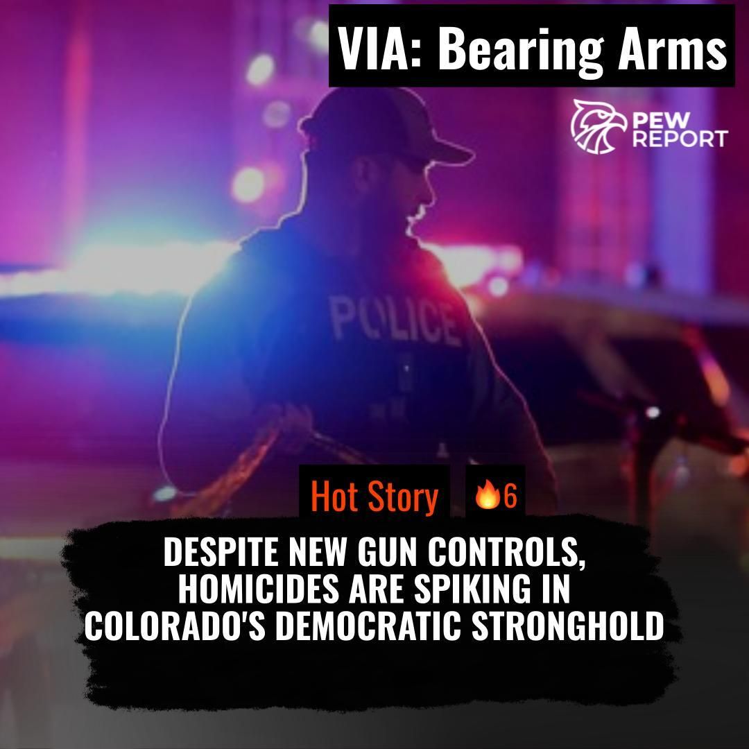 WeLikeShooting's tweet image. Despite Dem gun control, Denver homicides soar 52% in 2023. Blue cities see similar trends, with most gun crimes involving illegal guns/prohibited persons. Real solutions needed, not 2A grabs. #2A #GunControl #Denver pew.report/c/xUkRzF