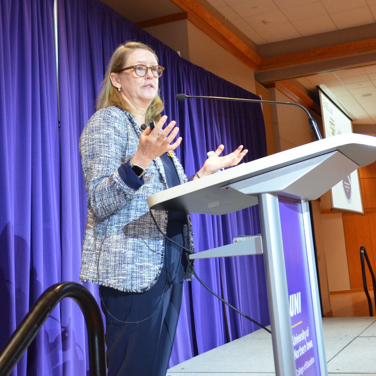 COE_UNI's tweet photo. Great turnout for the 5th Social and Emotional Learning Conference! So much to learn, from keynoter Stephanie Jones and children's author Susan Verde to multiple presenters from organizations as well as @northerniowa . Well done! https://t.co/wxn6FlkSa0