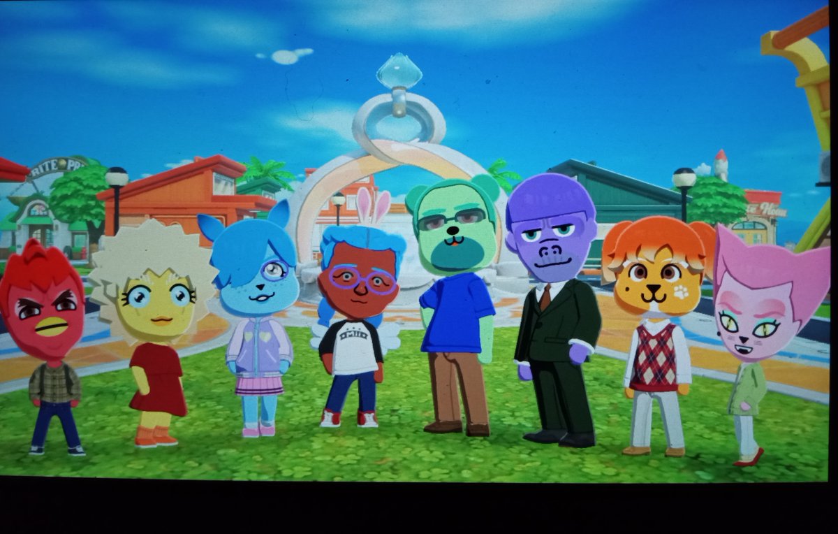 Animal Crossing-esque island