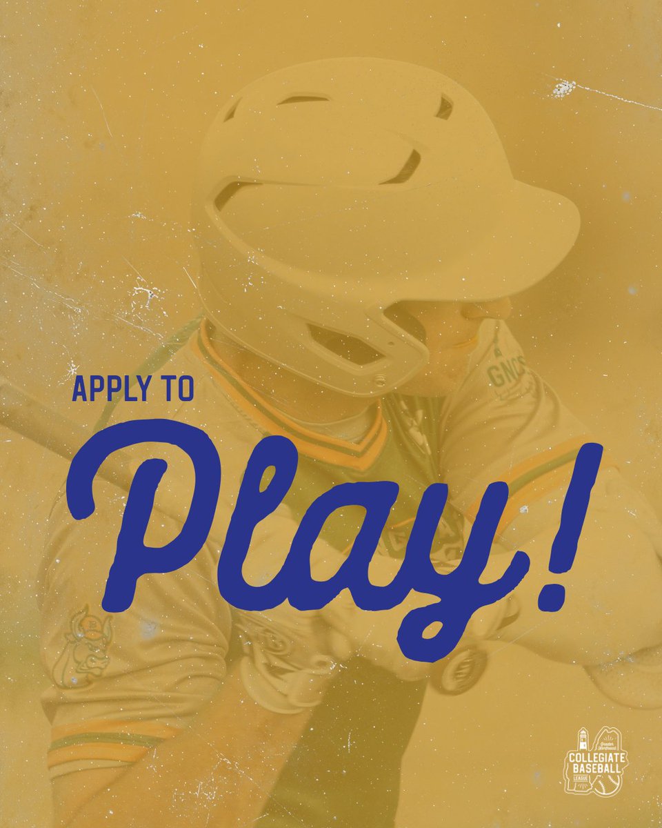 GNCBLBaseball's tweet photo. GNCBL is filling up their roster for @beachballmaine! Apply to play here: https://t.co/yu99jo0jg1 https://t.co/X8H8PmBqRJ