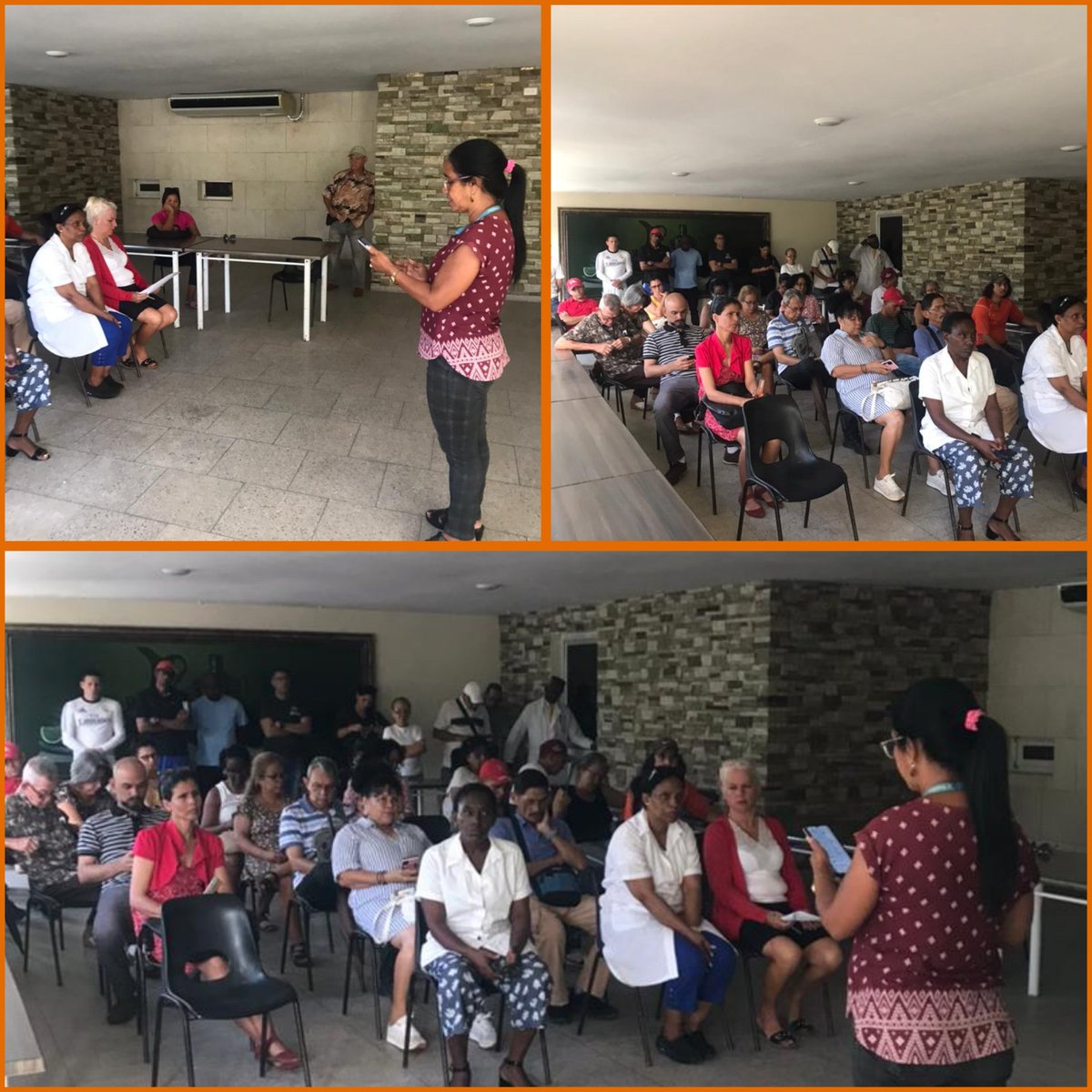 Lectura de la convocatoria al 1ro de Mayo en la Facultad de Ciencias Médicas #IslaDeLaJuventud
#LaPatriaSeDefiende