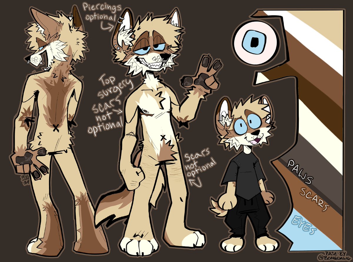 TrippySnakeBals's tweet photo. Looking for a new ref sheet for Jax! Id like to have it by the time Art Fight comes around, but its cool if it cant be.
Im looking for a "masculine" or edgier style, and must be able to make a character look very skinny/slightly emaciated
#comms #lookingforcomms #refsheet https://t.co/86FjeFkNFY
