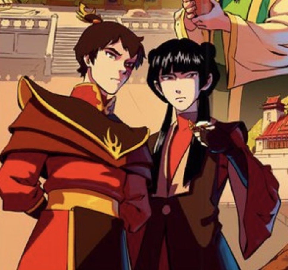 Mai never “cucks” Zuko, she breaks up with him.

Then, she ends up dating another guy to GET INFO out of him to protect Zuko.

Those same comics have Mai break up with the other guy because Zuko and her have feelings for each other.

They reunite in the NEXT, LATEST novel.